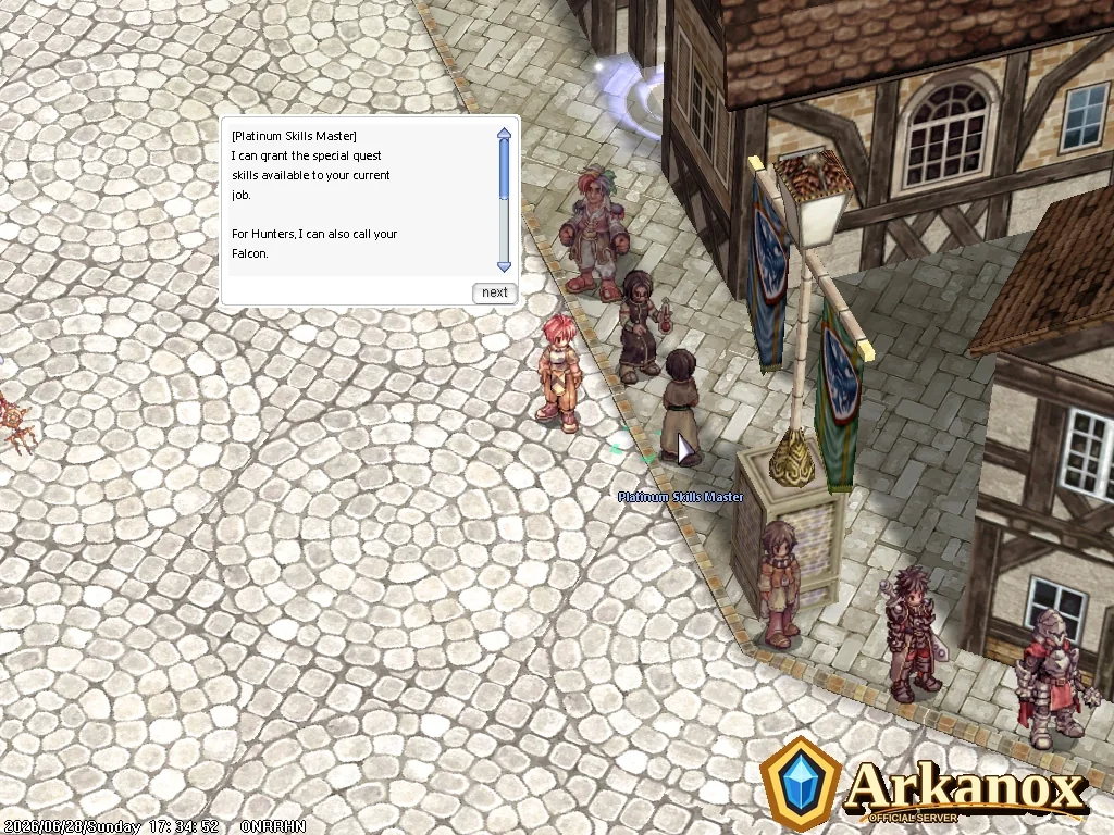 Platinum Skills Master NPC